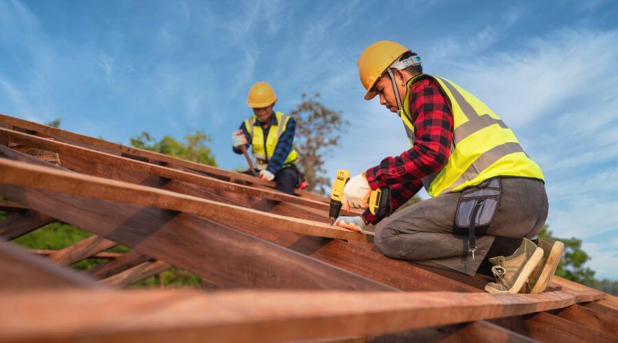 Professional gutter cleaning in Marble, PA